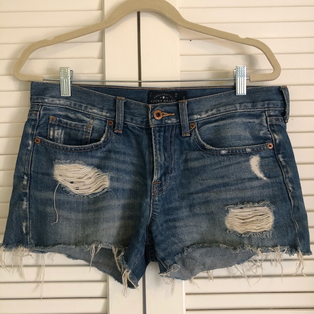 Lucky Brand The Cut Off Denim Shorts 6/28